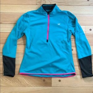 New balance half zip pullover